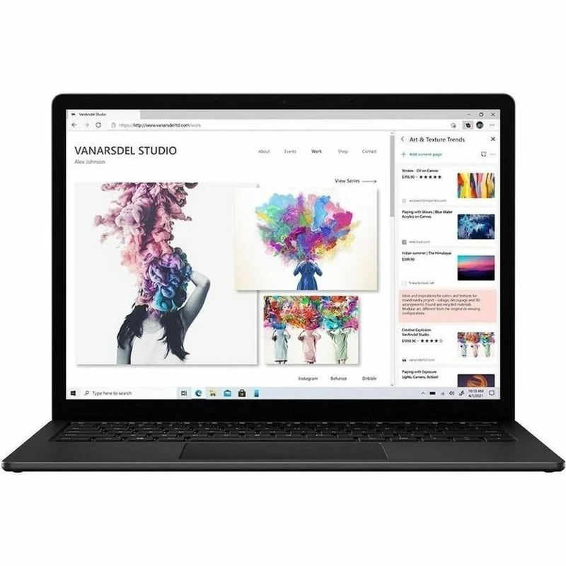 Ordinateur portable Microsoft Surface Laptop 4 13.5" à écran tactile - Intel Core i7 - 16 Go - SSD 256 Go - Noir mat LC1-00001