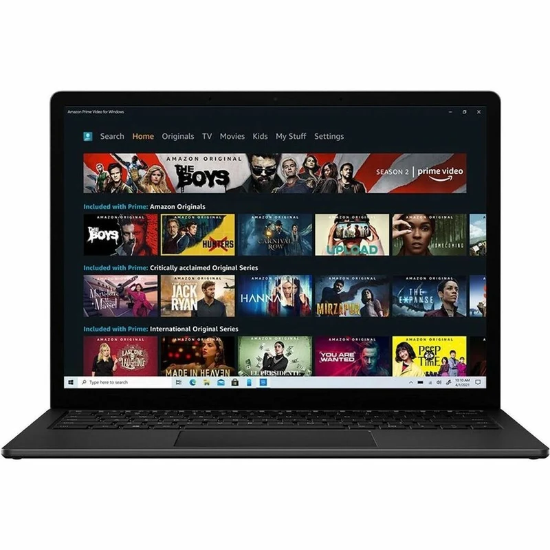 Ordinateur portable Microsoft Surface Laptop 4 13.5" à écran tactile - Intel Core i5 - 8 Go - SSD 512 Go - Clavier anglais, français - Noir mat LBZ-00001