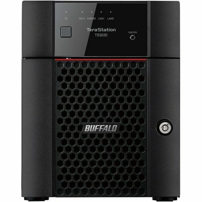 BUFFALO TeraStation 3430DN NAS de bureau à 2 baies partiellement rempli 4 To (2 x 2 To) Disque dur inclus 2.5 GBE iSCSI Conforme TAA TS3430DN0402