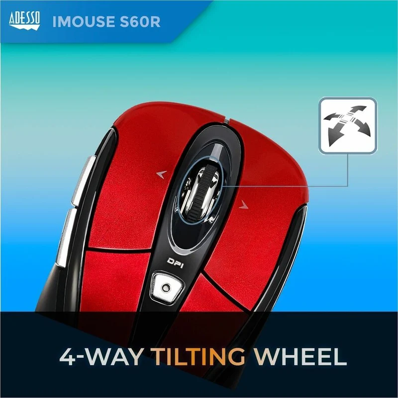 Adesso iMouse S60R - Souris nano programmable sans fil 2.4 GHz IMOUSES60R
