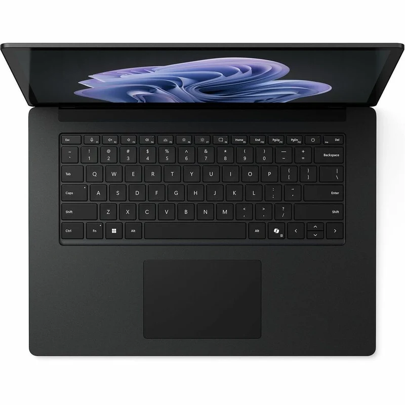 Ordinateur portable Microsoft Surface Laptop 6 15" à écran tactile - Intel - Clavier anglais - Noir L0F-00001
