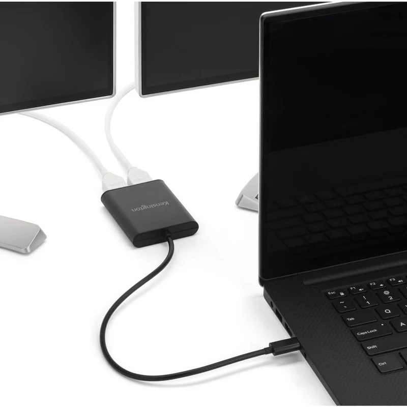 Adaptateur vidéo Kensington USB-C vers Dual DisplayPort 1.2 K38280WW