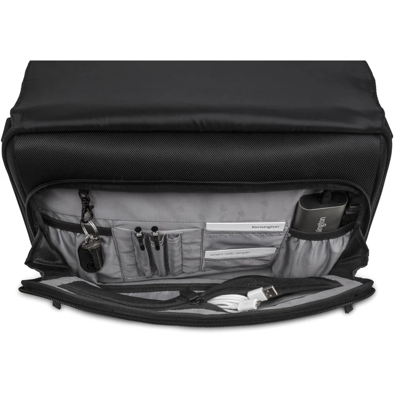 Sacoche de transport Kensington SecureTrek K98616WW (mallette) pour ordinateur portable de 10" à 15.6" - Noir K98616WW