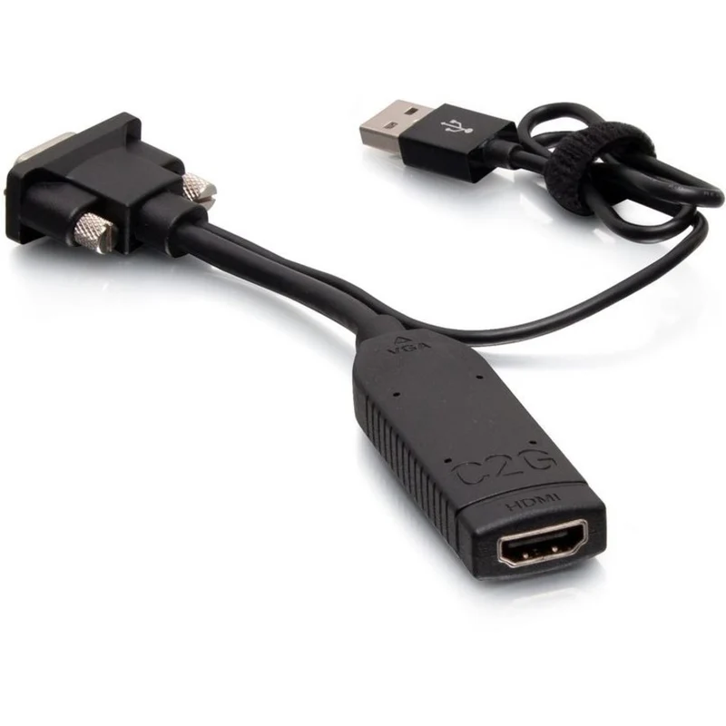 Adaptateur convertisseur dongle VGA vers HDMI C2G - M/F C2G30037