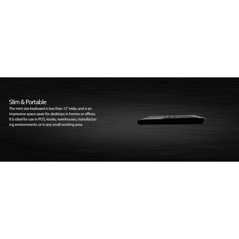 Mini clavier tactile sans fil Adesso WKB-4110UB