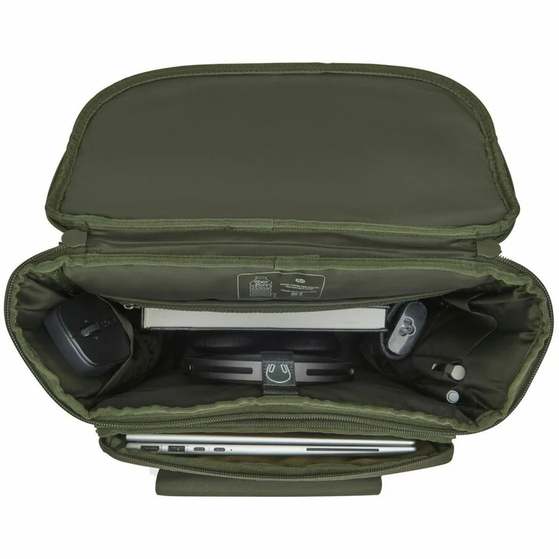 Sacoche de transport HP (sac à dos) pour ordinateur portable 15.6" - Gris, vert 9J496AA