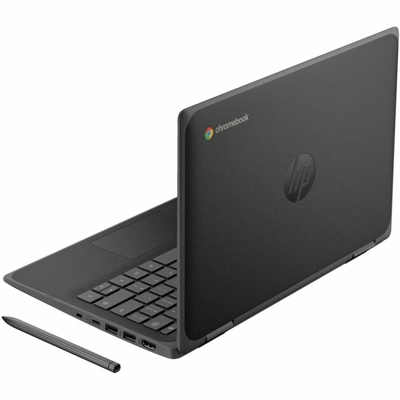 Chromebook convertible 5 en 11.6 à écran tactile HP Fortis G2 1" - HD - Intel N-Series N100 - 8 Go - Mémoire flash 64 Go - Clavier anglais - Jack Black 9R397UT#ABA