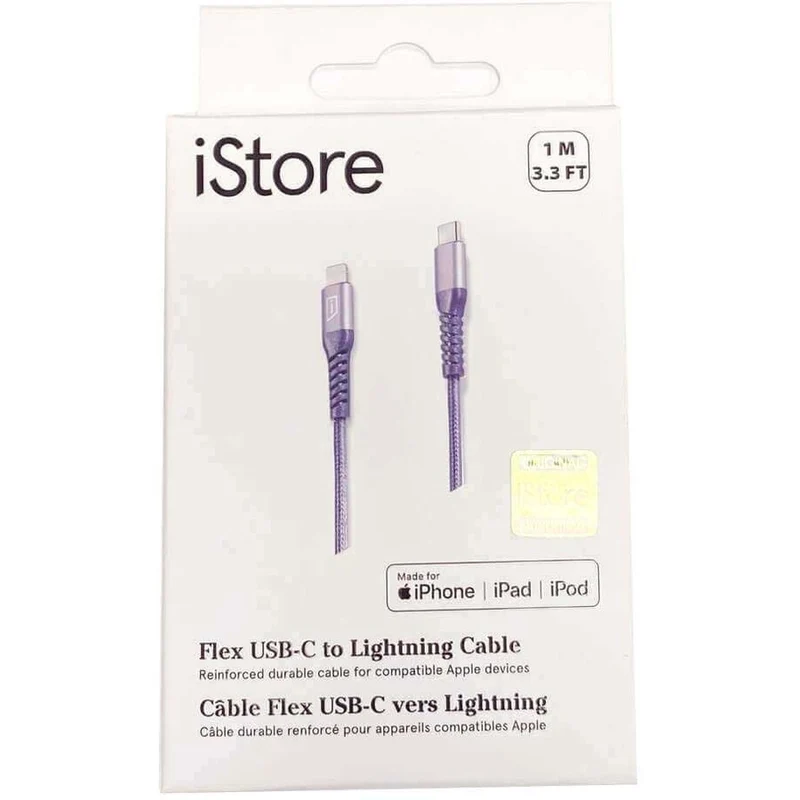 Câble iStore Flex USB-C vers Lightning ACC1125CAI