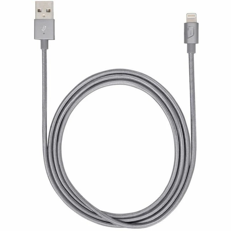 Câble tressé Lightning Charge iStore de 4 m (1.2 pi) (gris sidéral) ACC994CAI