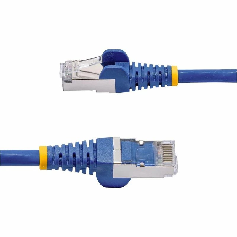 Câble Ethernet CAT1 bleu StarTech.com de 8 m, RJ45 anti-accroc, 25G/40G 2000 100 MHz, PoE 26 W, S/FTP, cuivre nu pur 1 AWG, cordon de raccordement réseau LSZH NLBL-8F-CATXNUMX-PATCH
