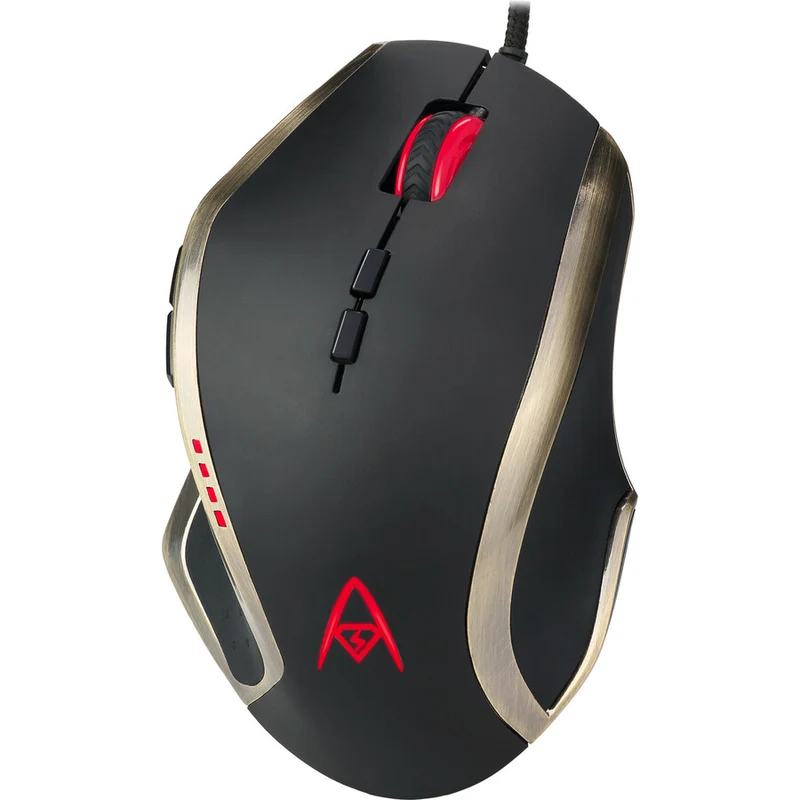 Souris de jeu programmable multicolore à 9 boutons Adesso IMOUSE X3