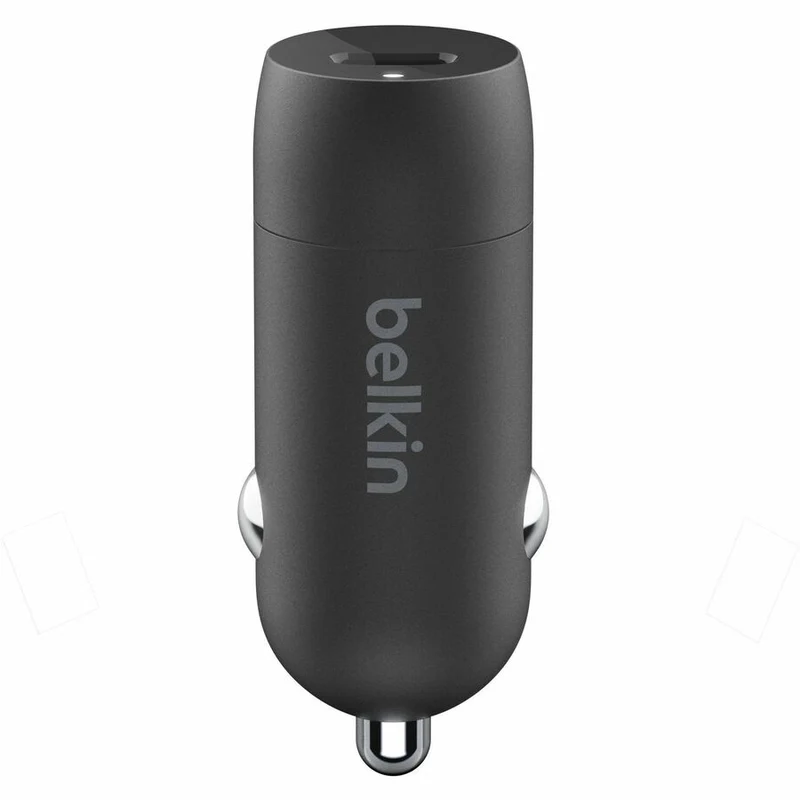 Chargeur de voiture USB-C Belkin BoostCharge 30 W + câble USB-C vers USB-C CCA004BT1MBK-B6