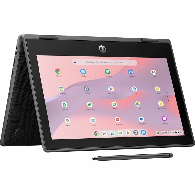 Chromebook convertible 360 en 5 robuste à écran tactile HP Fortis x11.6 G2 1" - HD - Intel N-Series N100 - 4 Go - Mémoire flash 32 Go - Clavier bilingue 9V5G3UT#ABL