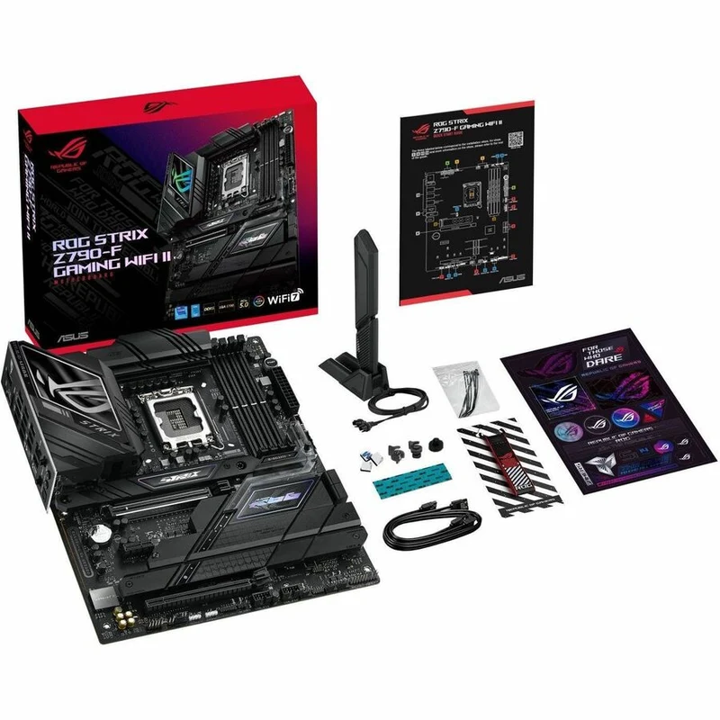Carte mère de bureau gaming Asus ROG Strix Z790-F GAMING WIFI II - Chipset Intel Z790 - Socket LGA-1700 - ATX ROG STRIX Z790-F GAMING WIFI II