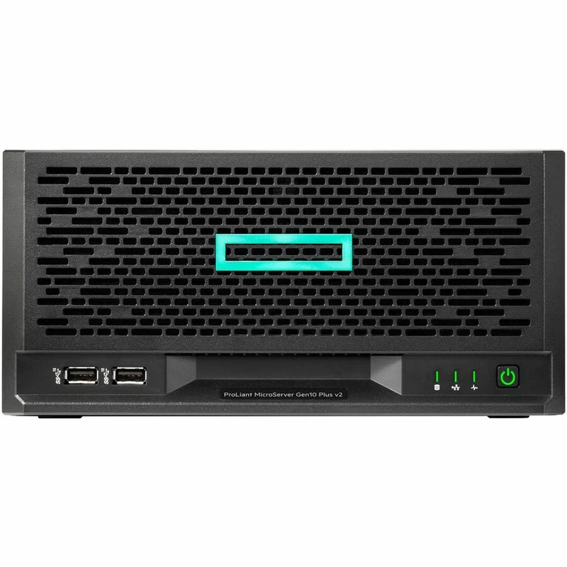 Serveur HPE ProLiant MicroServer Gen10 Plus v2 Ultra Micro Tower - 1 x Intel Xeon E-2314 2.80 GHz - 16 Go RAM - Contrôleur Serial ATA/600 P69101-005