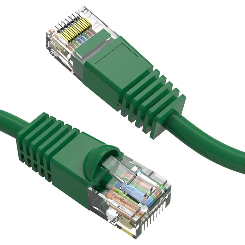 Axiom 5FT CAT6 UTP 550 MHz Câble de raccordement sans accroc Botte moulée (Vert) C6MB-N5-AX
