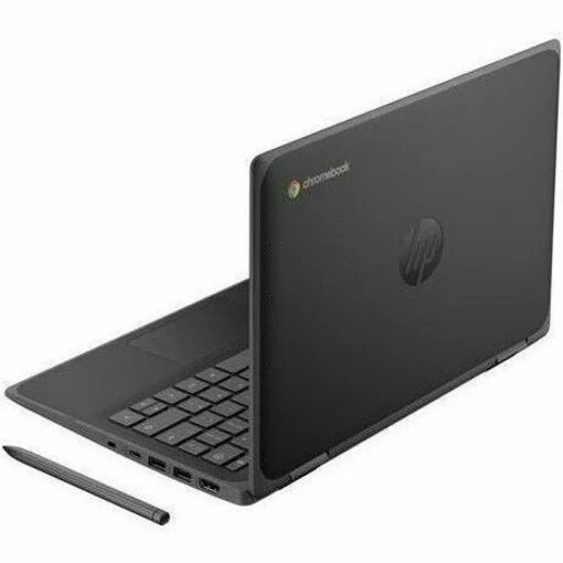 Chromebook convertible 360 en 5 HP Fortis x11.6 G2 1" à écran tactile - HD - Intel N-Series N100 - 8 Go - Mémoire flash 64 Go - Clavier bilingue - Jack Black 9R3T1UT#ABL