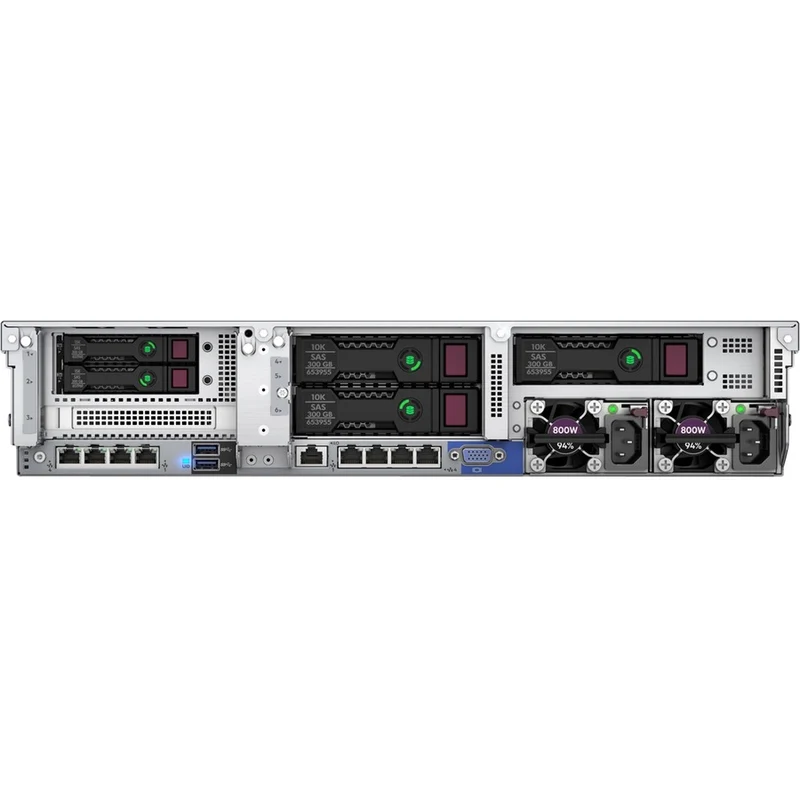 Serveur rack 380U HPE ProLiant DL10 G2 - 1 x Intel Xeon Silver 4215R 3.20 GHz - 32 Go RAM - Contrôleur SAS 12 Gbit/s P40717-B21