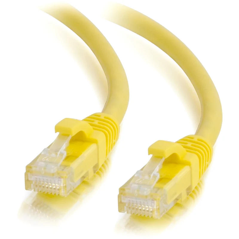 Câble Ethernet C2G C2G Cat4 de 6 pieds - Anti-accroc non blindé (UTP) - Jaune 04008