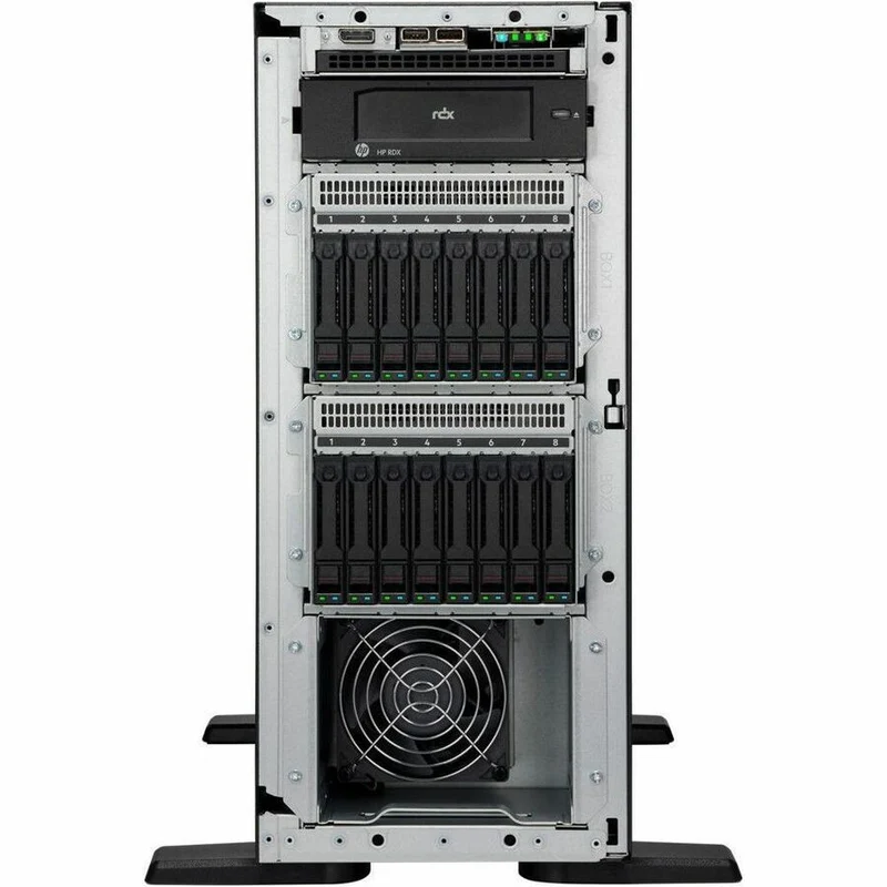 Serveur tour HPE ProLiant ML110 G11 4.5U - 1 x Intel Xeon Bronze 3408U 1.80 GHz - 16 Go de RAM - Contrôleur Serial ATA, Serial Attached SCSI (SAS) P55533-001