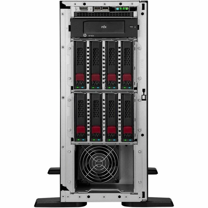 Serveur tour HPE ProLiant ML110 G11 4.5U - 1 x Intel Xeon Bronze 3508U 2.10 GHz - 32 Go de RAM - Disque dur 4 To - (2 x 2 To) Configuration du disque dur - Contrôleur Serial ATA, Serial Attached SCSI (SAS) P71683-005