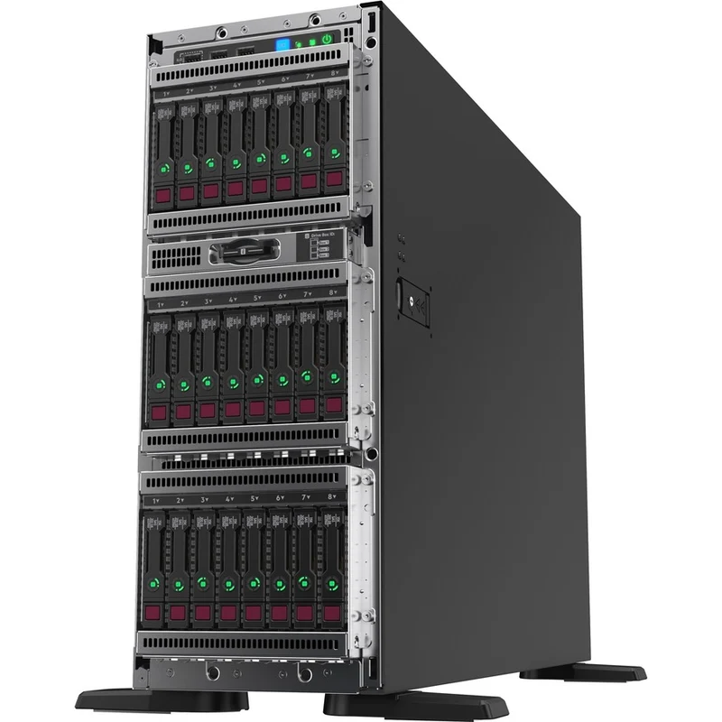 Serveur tour HPE ProLiant ML350 G10 4U - 1 x Intel Xeon Gold 5218R 2.10 GHz - 32 Go RAM - Serial ATA/600, contrôleur SAS 12 Gb/s P25008-001