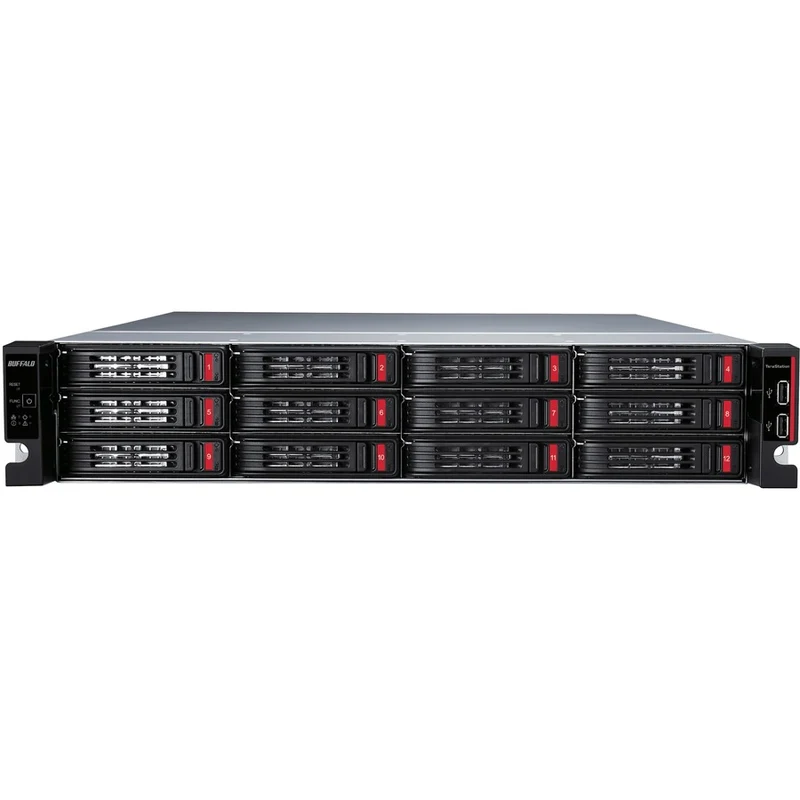 BUFFALO TeraStation 51220 Stockage NAS en rack professionnel à 12 baies de 32 To (4 x 8 To) Disques durs inclus TS51220RH3204