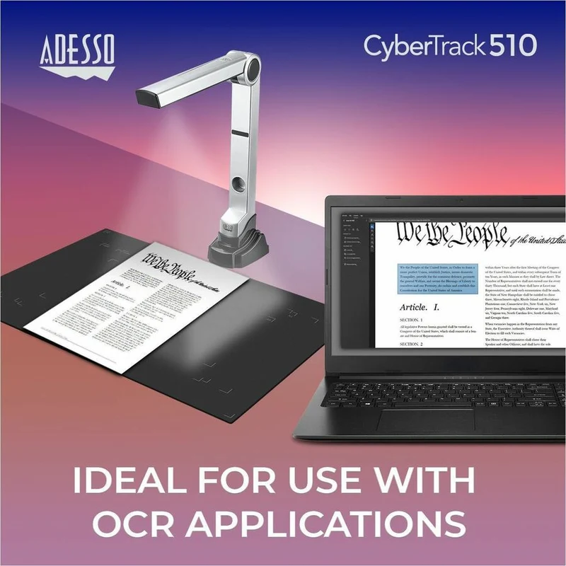Caméra de documents Adesso Cybertrack 510 CYBERTRACK 510