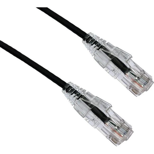 Câble de raccordement ultra-mince anti-accroc Axiom CAT4 BENDnFLEX 6FT 550 MHz (noir) C6BFSB-K4-AX
