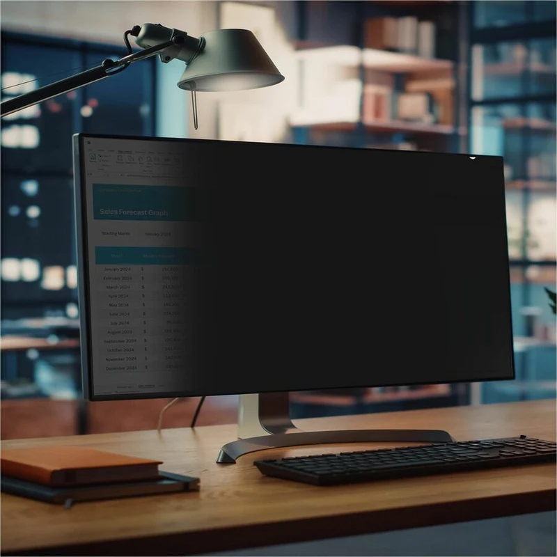 StarTech.com Écran de confidentialité pour écran incurvé ultra-large 3424:21 Dell P9WE, double face, protection d'écran pour écran de bureau, TAA 34C29-PRIVACY-SCREEN
