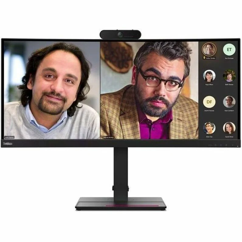 Moniteur LED incurvé Lenovo ThinkVision P34w-20 de 34 pouces UWQHD - 21:9 - Noir corbeau 63F2RAR3U3