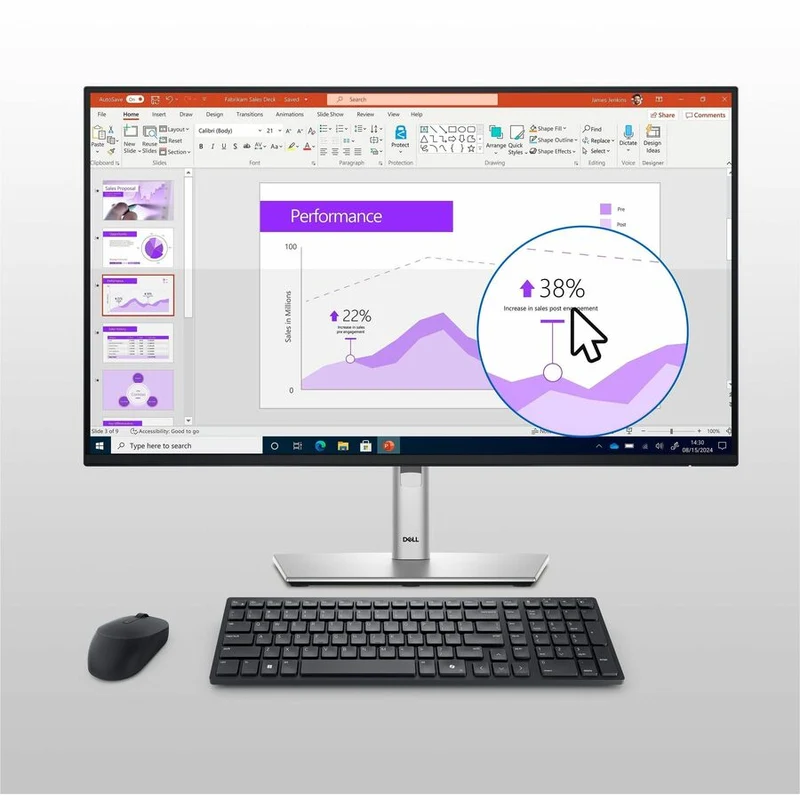 Clavier et souris Dell KM555 KM555-BLK-FRC