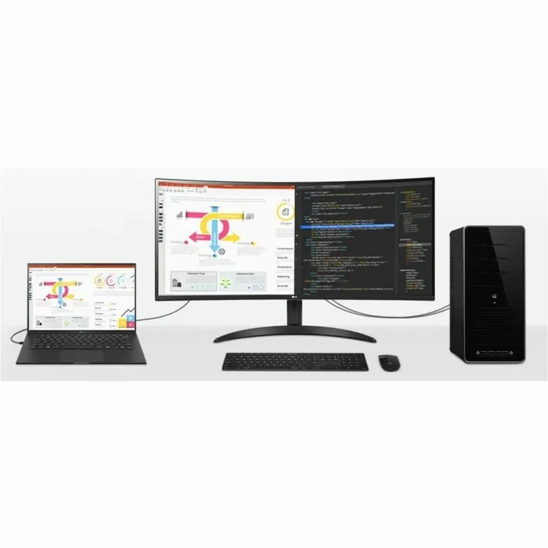 Moniteur LED UWQHD 34" ultra-large LG 50WR34QK-B - 21:9 34WR50QK-B