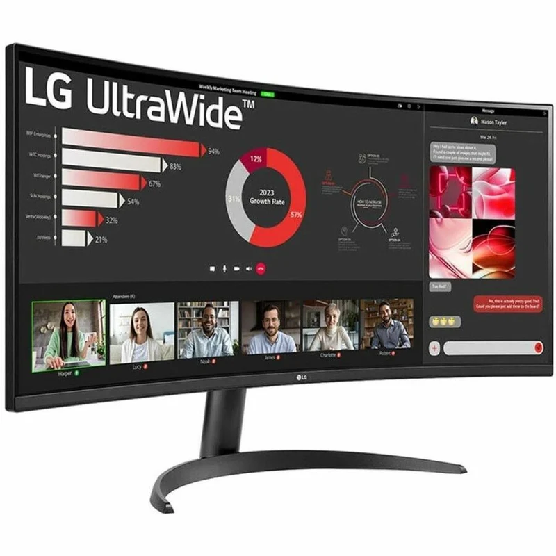 Moniteur LED UWQHD 34" ultra-large LG 50WR34QK-B - 21:9 34WR50QK-B