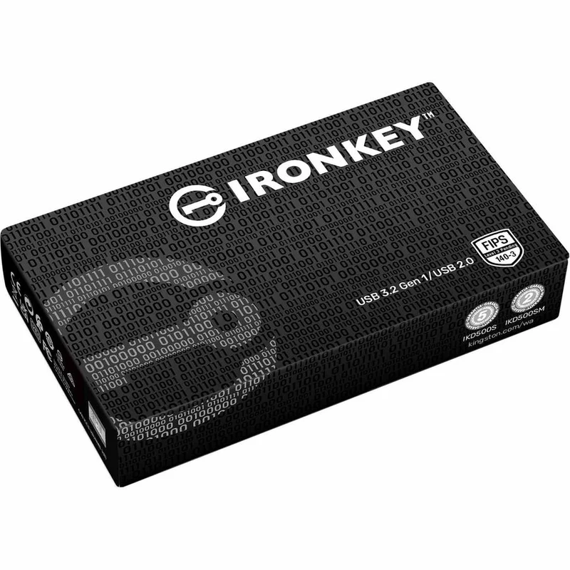 Clé USB 500 (256ère génération) Type A IronKey D3.2S 1 Go IKD500S/256 Go