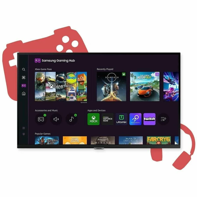 Moniteur LCD intelligent Full HD Samsung S32DM500EN 32 pouces - 16:9 - Noir LS32DM500ENXGO