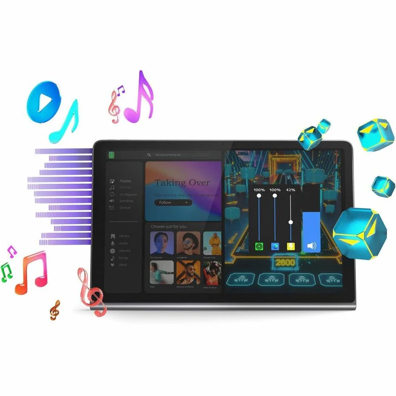 Tablette Lenovo Tab Plus TB351FU - 11.5" 2K - MediaTek MT8781 Helio G99 (6 nm) Octa-core - 8 Go - 256 Go Stockage - Android 14 - Luna Gray ZADX0087US