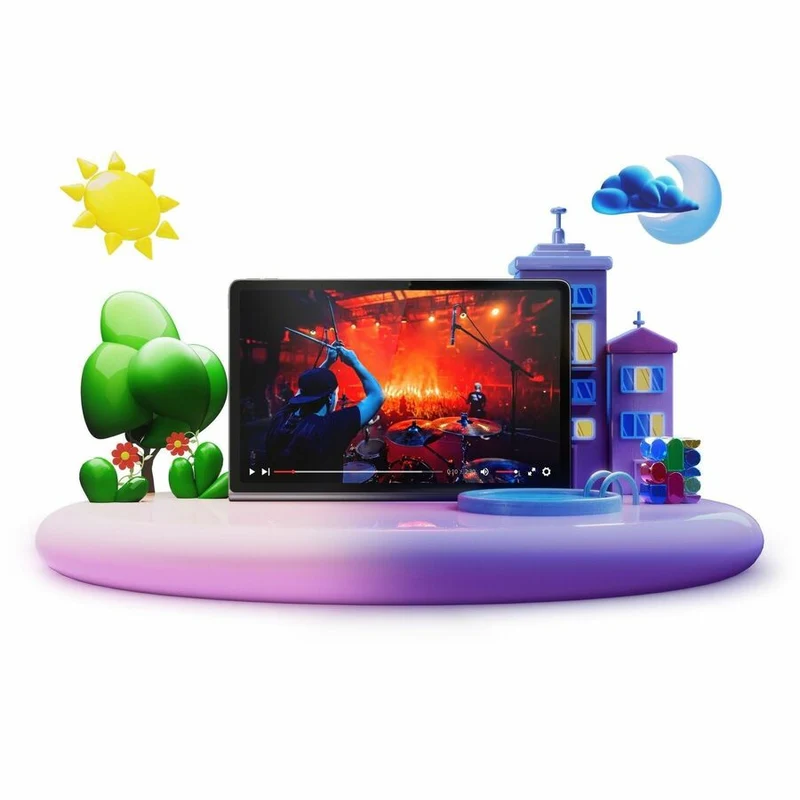 Tablette Lenovo Tab Plus TB351FU - 11.5" 2K - MediaTek MT8781 Helio G99 (6 nm) Octa-core - 8 Go - 256 Go Stockage - Android 14 - Luna Gray ZADX0087US