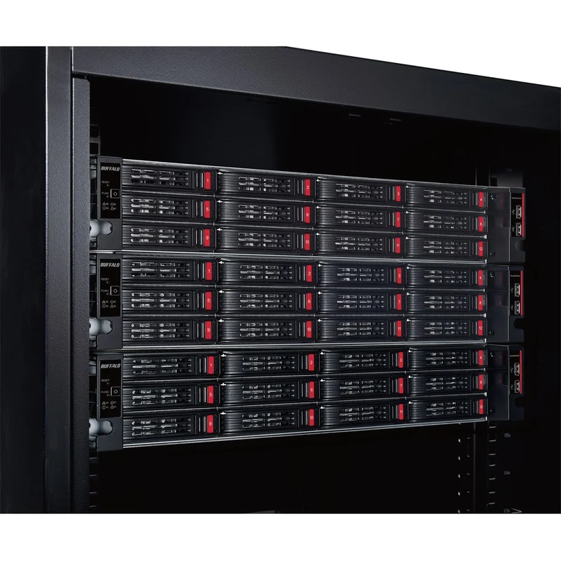 BUFFALO TeraStation 51220 Stockage NAS en rack professionnel à 12 baies de 96 To (12 x 8 To) Disques durs inclus TS51220RH9612