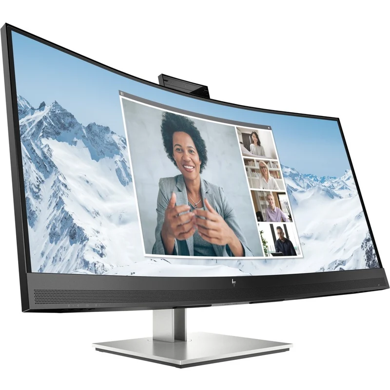 Moniteur LCD incurvé HP E34m G4 34" avec webcam WQHD - 21:9 - Noir 40Z26AA#ABA